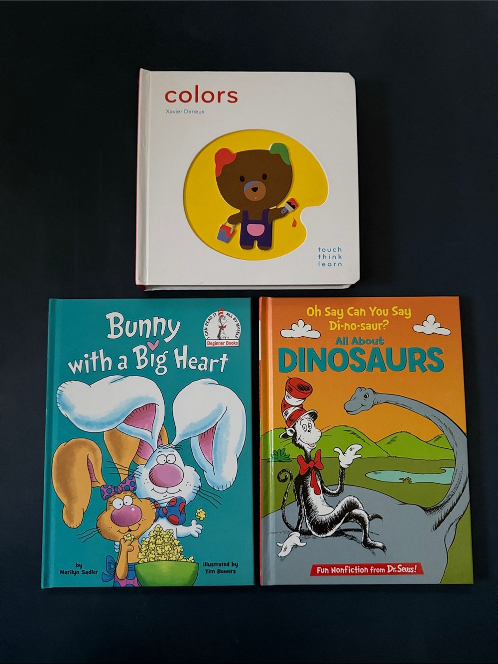 3 hardcover children’s books